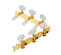 HAMPPLIES 2pezzi Piroli Di Ricambio Per Chitarra in Stile Aperto Adatti Per Chitarre Acustiche e Ukulele Realizzati in Materiale Di Ferro Resistente Design Compatto Per Musicisti Che Viaggia