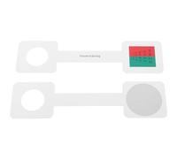 HAMPPLIES 2pezzi Scheda per Visione Optometrica Scheda per Test Occhio Dominante Strumento per Test Optometrici per Visivi per Esame della Vista per Cliniche Negozio di Ottica Accessorio