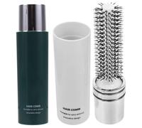 HAMPPLIES 2pezzi Spazzola a Rotella Per Capelli Ricci Piccola e Leggera Per Asciugatura Phon Adatta Uomo e Donna Per Modellare Capelli Corti Spessi Per Viaggio e Uso Domestico