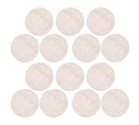 HAMPPLIES 30 Pezzi 30 Pezzi Spugna Esfoliante di Luffa Naturale per Viso, Dischetti Esfolianti Delicati per Rimozione Trucco e Pulizia Profonda, Tampone Viso Morbido Adatto a Tutti i Tipi di