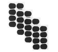 HAMPPLIES 32 Pezzi cuscinetti in silicone per sassofono Morsetto per clarinetto patch per bocchino per clarinetto adesivo per bocchino Black