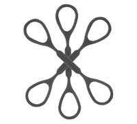 HAMPPLIES 3pezzi Clip in Silicone Per Tromba Coperchio Per Pistone Della Tromba Anello Per Tappo Di Sordina Kit Di Riparazione Per Bande Scolastiche Esercizi Personali Esibizioni Nero