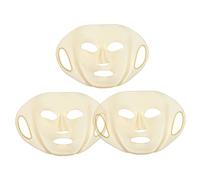 HAMPPLIES 3pezzi Maschera in Silicone Riutilizzabile della Coprimaschera Silicone per Viso Maschera Adatta al Viso Design Pratico e Pieghevole per Uso Domestico e Viaggi