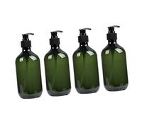 HAMPPLIES 4 Pezzi Bottiglie Viaggio Ricaricabili Odore per Shampoo e Bagnoschiuma Bottiglie Pratiche e Resistenti in Contenitori Vuoti per Viaggi e