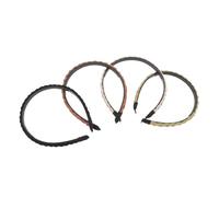 HAMPPLIES 4 Pezzi per capelli con denti Fascia non slip Baschetta per capelli per lavarsi per il viso Banca delle donne Braid Hairband