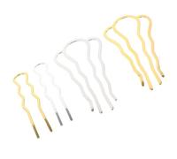 HAMPPLIES 4 pezzi Pettini Laterali per Capelli in Ferro Resistente Accessori Decorativi per Donne Pettini Piccoli per Acconciature Eleganti e Personalizzabili