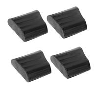 HAMPPLIES 4 pezzi Protezioni Piedini Antiscivolo per Scale Gomma Naturale Durevole Copri Piedi Scaletta Resistenti Graffi e Rumori Facili da Installare Adatti per Tutti i Tipi Scale