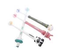 HAMPPLIES 4 Pezzi Spazzolino Da Denti Con Setole Per Spazzolatura Con Impugnatura Per La Pulizia Favorisce Gengive Facile Da Usare + Per Di Età Compresa Tra - E