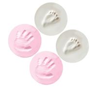 HAMPPLIES 4pezzi Keepsake Per Stampo Per Manine e Piedini Bianca e Regali Unici Per Memorie Indimenticabili Per Shower e Compleanni