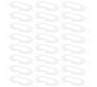 HAMPPLIES 50 Pezzi Cuscinetti Occhi Monouso per Maschera Vr Non Tessuto Bianco, Assorbenti Sudore e Delicati sulla Pelle per Gaming Vr e Condivisione Caschi