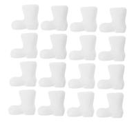 HAMPPLIES 50 Pezzi Miniature Santa Claus Boots Mini Doll Shoes for Dollhouse Decor And Toy Accessories Plastic Small Doll Dress Up Ornament