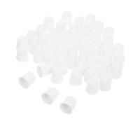 HAMPPLIES 50pezzi Cappucci Dentifricio in Plastica Vite Tappi Per Tubetto Dentifricio e Pomate Copri Tubetti Morbidi Per Viaggio e Uso Quotidiano Facili Da Aprire e Chiudere