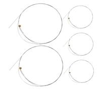 HAMPPLIES 5pezzi Corde per Chitarra Acustica in Acciaio Confezione di Corde di Ricambio per Chitarra Classica e Elettrica per Esercizi Quotidiani e Spettacoli Live