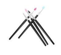 HAMPPLIES 5pezzi Pennello Per Labbra in Silicone Di Pennelli Per Trucco Da Donna Pennelli Per Cosmetici Applicatore Per Rossetto Per Trucco Occhi e Ombretto