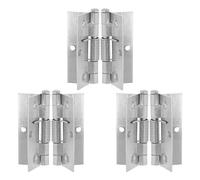 HAMPPLIES 6 Cerniere a Molla in Acciaio Inox 3" Chiusura Automatica Silenziosa per Porte Interne, Armadi e Capannoni, Resistenza All’umidità per Cucina e Lavanderia, Meccanismo a