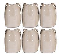 HAMPPLIES 6 Pezzi Paracolpi Metatarsali Trasparenti in ABS per Scarpe da Lavoro Protezione Piede Antiurto Resistente Alta Pressione Copertura per Scarpa Sicurezza Uomo Donna Difesa