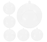 HAMPPLIES 6 pezzi Portapiante Sospesi Trasparente con Apertura Laterale Contenitore Decorativo per Piante Grasse e Candele Tealight per e