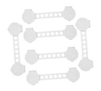 HAMPPLIES 6 pezzi Security Straps Adesivi Regolabili per Sicurezza Armadi e Chiusure Sicurezza Antisgancio Protezione