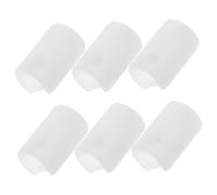 HAMPPLIES 6 Protezione Maniglie in Silicone Paraspigoli per Fermaporta per Mobili Anticollisione Trasparente Copertura per Manopole per Tutela