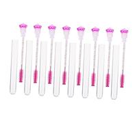 HAMPPLIES 8pezzi Pennelli Per Trucco Sopracciglia e Applicatori Per Ciglia Con Strass Spazzole Professionali Per Mascara e Pettini Per Ciglia Fluo
