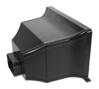 HAMPPLIES Adattatore Curvo per Pluviale in Alluminio Lega Deviatore Raccolta Acqua Piovana per Tetto e Giardino Collettore Tubo Scarico Rapido con Protezione Spruzzi Accessorio per Grondaie