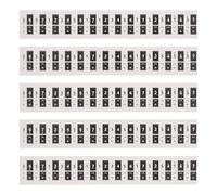HAMPPLIES Adesivi Riutilizzabili per Armonica a Bocca a 24/28 Fori in Tonalità di Do, Set da 60 Etichette Numerate per Diagrammi di Scale Musicali, Accessori Didattici per