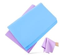 HAMPPLIES Asciugamani Auto Set 2 Pezzi 66x43 Cm in Pva Super Assorbenti Per Pulizia e Asciugatura Auto, Panni Spessi e Multiuso Per Lavaggio e Manutenzione Veicoli