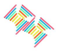HAMPPLIES Bastoncini Geometrici da Costruzione Strumento di Geometria Durevole 100 Pezzi in Plastica e Sviluppo Abilità Matematiche per Aula Scolastica