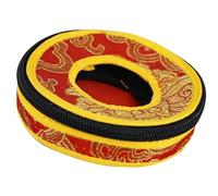 HAMPPLIES Campana Tingsha e Borsa Porta-Campana Resistente Sacchetti per Riporre Cuscini per Meditazione a Casa o Viaggio Colore Casuale