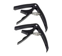 HAMPPLIES Capo per Chitarra Elettrica e Acustica Abs Capotasto Pratico e Rapido da Cambiare 2pezzi per Musica Country e Folk