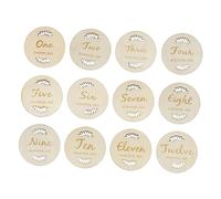 HAMPPLIES Carte Mensili Per Carte Per Commemorare Le Tappe Di Crescita Con Design Creativi e Divertenti Per Foto e Condivisione Sui Social Media