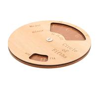 HAMPPLIES Cerchio delle Quinte in Legno Strumento Didattico per Chitarra e Pianoforte Trainer Accordi Portatile per Progressioni Supporto Apprendimento Teoria Musicale e Memorizzazione Scale
