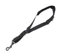 HAMPPLIES Cintura Saxofono in Spessa e Morbida con Gancio Resistente Tracolla Professionale Nera per Musicisti di Sassofono Sostituzione Confortevole e Stile Elegante