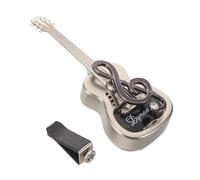 HAMPPLIES Clip per Deodorante Auto a Forma di Chitarra, Diffusore Aromaterapia Ricaricabile con Clip per Bocchetta di Ventilazione, Accessorio Decorativo per Interni Auto per Donne e Uomini,