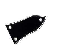 HAMPPLIES Copertina per Chitarra Elettrica e Basso Elettrico 3 Fori e 3 Strati in Plastica Nera Accessorio Resistente e Funzionale per Truss Rod