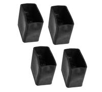 HAMPPLIES Copri Piede per Scala Ladder Grip in Gomma Nero Antiscivolo e Isolamento Acustico, Set 4 Pezzi per Protezione e Stabilità delle Gambe della Scala Pieghevole