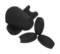 HAMPPLIES Copri Pollice per Sassofono in Silicone Nero, 5 Pezzi, Facile da Installare, Design Elegante, Protezione Comoda le Dita, per Prove Quotidiane e Performance