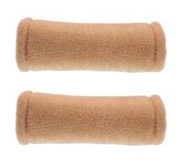 HAMPPLIES Cuscinetti per Stampelle da Passeggio 2 Pezzi Pleuche Morbido con Fascia Elastica, Imbottitura Ascellare Protettiva e Lavabile per Uso Quotidiano e Comfort Prolungato