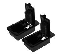 HAMPPLIES Custodia Portabatteria 9v per Pickup Attivo Chitarra e Basso Elettrico, Set da 2 Pezzi con Coperchio, Vano Batteria Sostituibile e Compatibile per Strumenti Musicali
