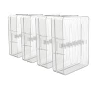 HAMPPLIES Custodia Viaggio Per Testine Spazzolino Elettrico Scatola Porta-testine Compatibile Hx6013/hx6063/hx6730 4 Pezzi Accessorio Portatile i Viaggi