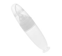 HAMPPLIES Dispenser per Alimenti Silicone per con Base Stabile e Cucchiaio per Anziani e Persone con Disabilità Colore