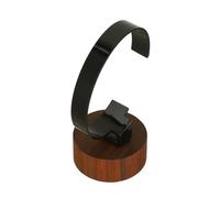 HAMPPLIES Espositore per Orologio a C in Acrilico e Legno di Noce Nero
