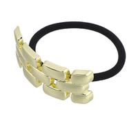 HAMPPLIES Fascia elastica per capelli in metallo, accessorio per capelli da donna, stile retrò, vintage, chic, per vestirsi