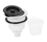 HAMPPLIES Filtro Scarico Lavabo Parrucchiere in Ceramica con Scolapasta in Acciaio Resistente Accessorio per Vasca Shampoo Tappo Scarico Rimovibile Anticongestione Capelli