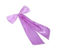 HAMPPLIES Fiocco Decorativo in Raso Grande Viola per Matrimoni e Feste, Decorazioni per Addio al Nubilato e Compleanni, Fiocco a Nastro Lungo Resistente allo Sbiadimento per Allestimenti