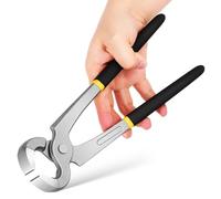 HAMPPLIES Forbicione da Potatura Professionale per Zoccoli di Camelidi e Pecore, Cesoie in Metallo Nero Versatili senza Sbavature, per Riparazione e Rifinitura Zoccoli