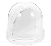 HAMPPLIES Globo di Neve Miniatura con Cornice per Foto Globo di Neve in Plastica Vuoto per Decorazioni Fai da Te Espositore per Foto Personalizzabile per Regali Natalizi Colore Casuale