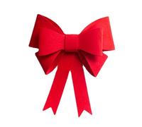 HAMPPLIES Grande Fiocco Rosso in Feltro Decorazione per Feste e Matrimoni, Addobbo per Stanza e Sedia, Facile da Appendere, Design Creativo per Sala Nozze e Ambienti Festivi