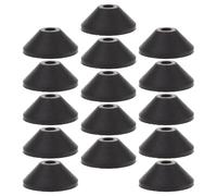 HAMPPLIES Guarnizioni Coniche in Gomma M6 per Viti Serbatoio Acqua Wc, 24 Pezzi Kit di Rondelle di Tenuta Resistenti alle Perdite, Ricambi per Bulloni Serbatoio Water, Installazione