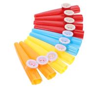 HAMPPLIES Kazoo in Plastica Colorata per Ragazzo Ragazza 10 Pezzi Design Pratico e Superficie Liscia, Strumenti Musicali Facili da Imparare e Adatti a Tutte le Età Colore Casuale